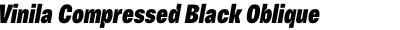 Vinila Compressed Black Oblique